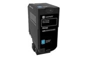 Tusz, toner i material eksploatacyjny - Lexmark cyan - original - tonerpatron - 74C20CE