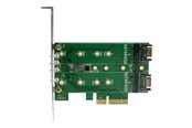 Dysk twardy - akcesoria - StarTech.com 3PT M.2 SSD Adapter Card - 1x PCIe (NVMe) 2x SATA M.2 PCIe 3.0 - PEXM2SAT32N1