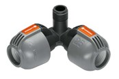 Podlewanie ogrodu - Gardena Rozdzielacz narożny 25 mm x 1/2" - gwint zewnętrzny - 2782