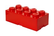 Pokój dziecięcy - LEGO Pudełko do przechowywania z 8 wypustkami, czerwone - RC4004BR