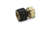 Podlewanie ogrodu - Kärcher Hose Connector 3/4" w. Aqua Stop - Brass - 2.645-018.0