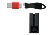 Akcesoria komputerowe - Kensington USB Port Lock with Cable Guard - Square - K67915WW