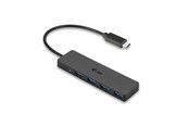 USB hub - I-Tec USB-C Slim Passive Hub - 4-Port - USB 3.0 - 20 cm cable USB hub - 4 - USB 3.0 - Czarny - C31HUB404