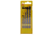 Wiertla & Bity - Dewalt Straight Shank - Masonry - 5 Piece Drilling Set - DT6952-QZ