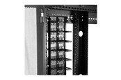 Akcesoria sieciowe - StarTech.com Vertical Cable Organizer with D-Ring Hooks - 0U - 6 ft. - CMVER40UD