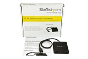 Kabel wyswietlacza - StarTech.com USB C to DP Multi Monitor Splitter - USB Type-C 2-Port MST Hub - MSTCDP122DP
