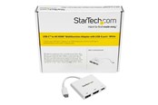 Kabel wyswietlacza - StarTech.com USB-C to 4K HDMI Multifunction Adapter with Power Delivery and USB-A Port - CDP2HDUACPW