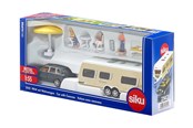 Samochody i pojazdy - SIKU 1:55 Car With Caravan - 319-2542
