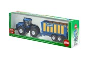 Samochody i pojazdy - SIKU 1:50 Tractor With Silage Trailer - 541895