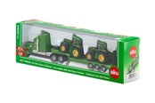Samochody i pojazdy - SIKU 1:87 Low Loader With John Deere Tractors - 1837