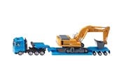 Samochody i pojazdy - SIKU Siku 1:87 transport ciężki z przyczepą platformową - 1847