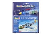 Model do sklejania i skladania - Revell Model Set-P-51 d Mustang - 64148