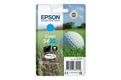 Tusz, toner i material eksploatacyjny - Epson 34XL - XL - cyan - original - blækpatron - 2585473