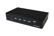 Przelacznik KVM - StarTech.com 4-Port DisplayPort KVM Switch With Built-in USB 3.0 Hub - 4K - SV431DPU3A2
