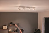 Lampy - Philips CLOCKWORK bar/tube white 4x4.5W SELV - 915005306101