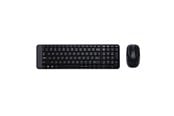 Klawiatura - Logitech MK220 Combo Wireless - US - Zestaw klawiatura i mysz - Angielski (US) - Czarny - 920-003168
