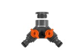 Podlewanie ogrodu - Gardena GARDENA Twin-Tap Connector 26,5 mm (G 3/4") / 21 mm (G 1/2") - 0936-20