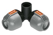 Podlewanie ogrodu - Gardena Rozdzielacz narożny 25 mm x 3/4" - gwint wewnętrzny - 2764-20