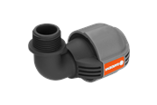 Podlewanie ogrodu - Gardena Łącznik L 25 mm x 3/4" - gwint zewnętrzny - 2781-20