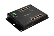 Switch - StarTech.com 8-Port PoE+ Gigabit Ethernet Switch plus 2 SFP Connections - Managed - Wall Mount with Front Access - IES101GP2SFW
