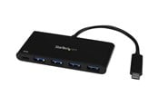 USB hub - StarTech.com USB C Hub with PD 2.0 4-Port USB hub - 4 - Czarny - HB30C4AFPD