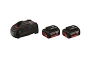 Akumulator i ladowarka - Bosch Professional BATTERISÆT 18 V-LI 2X5AH M/LADER KARTON - 1600A00B8J