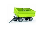 Samochody i pojazdy - Bruder Fliegl Three way tipp. trailer with removable top - 2203