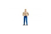 Figurki - Bruder Man light skin blue jeans - 60006