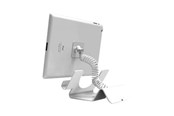 Uchwyty ścienne, uchwyty AV i meble AV - Compulocks Universal Security Tablet Holder White - With Security Coiled Cable Lock and Plate - Max - recommended for - CL12CUTHWB