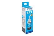 Tusz, toner i material eksploatacyjny - Epson T6732 - cyan - blækrefill - C13T67324A