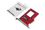 Dysk twardy - akcesoria - StarTech.com U.2 to PCIe Adapter for 2.5" U.2 NVMe SSD - SFF-8639 - x4 PCI Express 3.0 - interfaceadapter - Ultra M.2 Card - PCIe 3.0 x4 - PEX4SFF8639