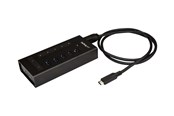 USB hub - StarTech.com USB-C Hub Metal 7 Port USB hub - 7 - USB 3.0 - Czarny - HB30C5A2CST