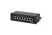 Akcesoria sieciowe - LogiLink NP0018B Cat.6A Patch Panel 8 ports shielded Desktop black - NP0018B