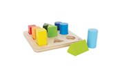Zabawki drewniane - Hape Wooden Sorting Shelf Forms - E0426