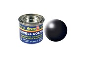 Model do sklejania i skladania - Revell enamel paint # 302-black silk Matt - 32302
