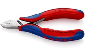 Narzedzia do pracy z napedem elektrycznym - KNIPEX Szczypce tnące boczne dla elektroników, ze złączem wsuwkowym - 77 02 115