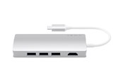 Stacja dokująca - Satechi Aluminum Multi-Port Adapter V2 - USB-C/Thunderbolt3 - 3-Port USB-A - 1GbE - ST-TCMA2S