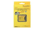 Karta pamieci - adapter i czytniki kart - DeLOCK Adapter Delock Compact Flash - SDHC - 4043619626373