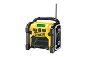 Radio DAB i budzik - Dewalt XR LI-ION FM/AM Compact Radio - AM/FM - Żółty - DCR019-QW