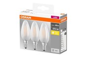 Zarówka LED - Osram Żarówka światła LED Candle 4W/827 (40W) 3-pack E14 - 4058075819375