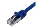 Kabel sieciowy - StarTech.com 0.5m Blue Cat6 / Cat 6 Shielded (SFTP) Patch Cable 0.5 m - patchkabel - 50 cm - blå - N6SPAT50CMBL