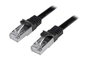 Kabel sieciowy - StarTech.com 0.5m Black Cat6 / Cat 6 Shielded (SFTP) Patch Cable 0.5 m - patchkabel - 50 cm - sort - Czarny - 0.5m - N6SPAT50CMBK