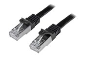 Kabel sieciowy - StarTech.com 3m Black Cat6 / Cat 6 Shielded (SFTP) Patch Cable 3 m - patchkabel - 3 m - sort - N6SPAT3MBK