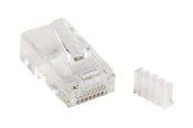 Kabel sieciowy - StarTech.com Cat 6 RJ45 Modular Plug for Solid Wire - transparent - Przejrzyste - CRJ45C6SOL50