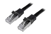 Kabel sieciowy - StarTech.com 2m Black Cat6 / Cat 6 Shielded (SFTP) Patch Cable 2 m - patchkabel - 2 m - sort - Czarny - 2m - N6SPAT2MBK