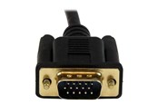 Kabel wyswietlacza - StarTech.com 6ft HDMI to VGA active converter cable HDMI to VGA adapter - video transformer - sort - HD2VGAMM6