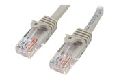Kabel sieciowy - StarTech.com 5m Grey Cat5e / Cat 5 Snagless Patch Cable 5 m - patchkabel - 5 m - grå - Szary - 5m - 45PAT5MGR