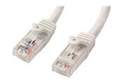 Kabel sieciowy - StarTech.com 10m White Cat6 / Cat 6 Snagless Patch Cable 10 m - patchkabel - 10 m - hvid - Biały - 10m - N6PATC10MWH