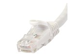 Kabel sieciowy - StarTech.com 0.5m White Cat6 / Cat 6 Snagless Ethernet Patch Cable 0.5 m - netværkskabel - 50 cm - hvid - Biały - 0.5m - N6PATC50CMWH