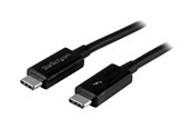 Kable FireWire, ThunderBolt  - StarTech.com Thunderbolt 3 (20Gbps) USB C Cable - Black - 2m - TBLT3MM2M
